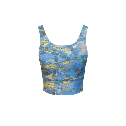 Gavin Scott Longline V-Shape-Back Sports Bra-Butter Soft Texture