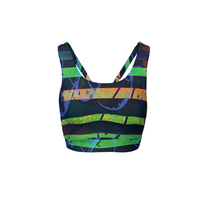 Gavin Scott Racerback Butter Soft Sports Bra (XS-3XL)