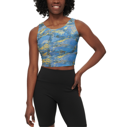 Gavin Scott Longline V-Shape-Back Sports Bra-Butter Soft Texture