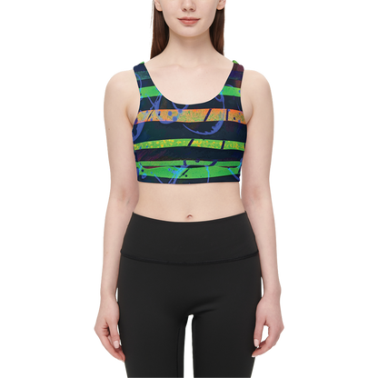 Gavin Scott Racerback Butter Soft Sports Bra (XS-3XL)