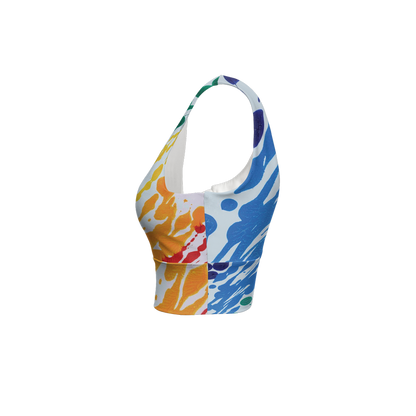 Gavin Scott Longline V-Shape Back Sports Bra