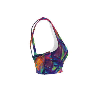 Gavin Scott Racerback Butter Soft Sports Bra (XS-3XL)