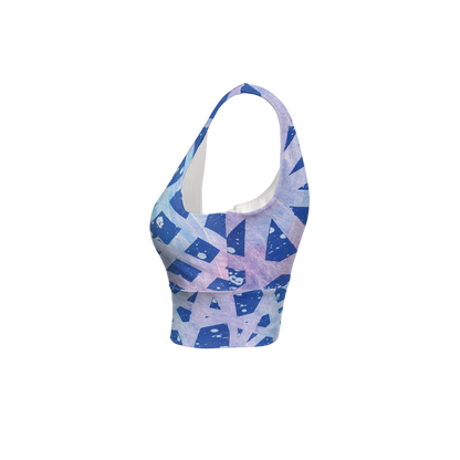 Gavin Scott Longline V-Shape-Back Sports Bra-Butter Soft Texture