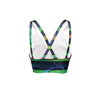 Gavin Scott Racerback Butter Soft Sports Bra (XS-3XL)