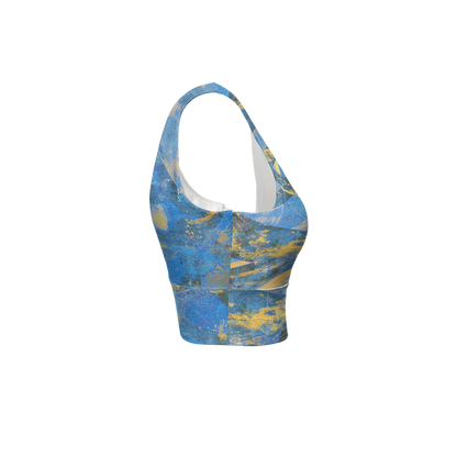 Gavin Scott Longline V-Shape-Back Sports Bra-Butter Soft Texture