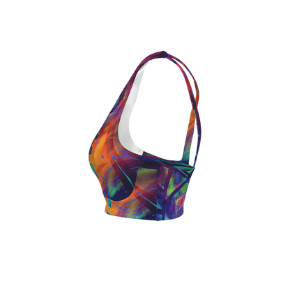 Gavin Scott Racerback Butter Soft Sports Bra (XS-3XL)