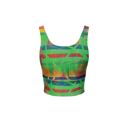 Gavin Scott Longline V-Shape-Back Sports Bra-Butter Soft Texture