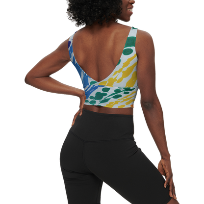 Gavin Scott Longline V-Shape Back Sports Bra