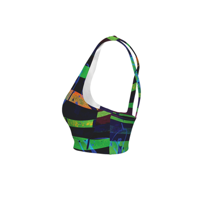 Gavin Scott Racerback Butter Soft Sports Bra (XS-3XL)